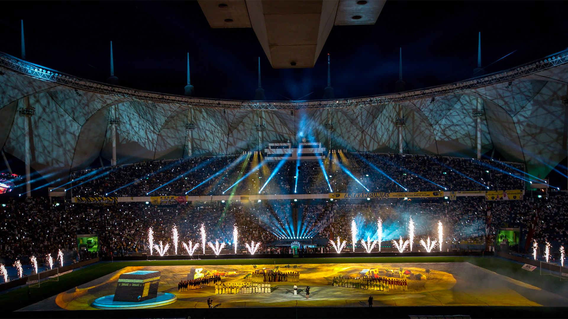 Floor Projection, Stadium projection, king's cup KSA.
